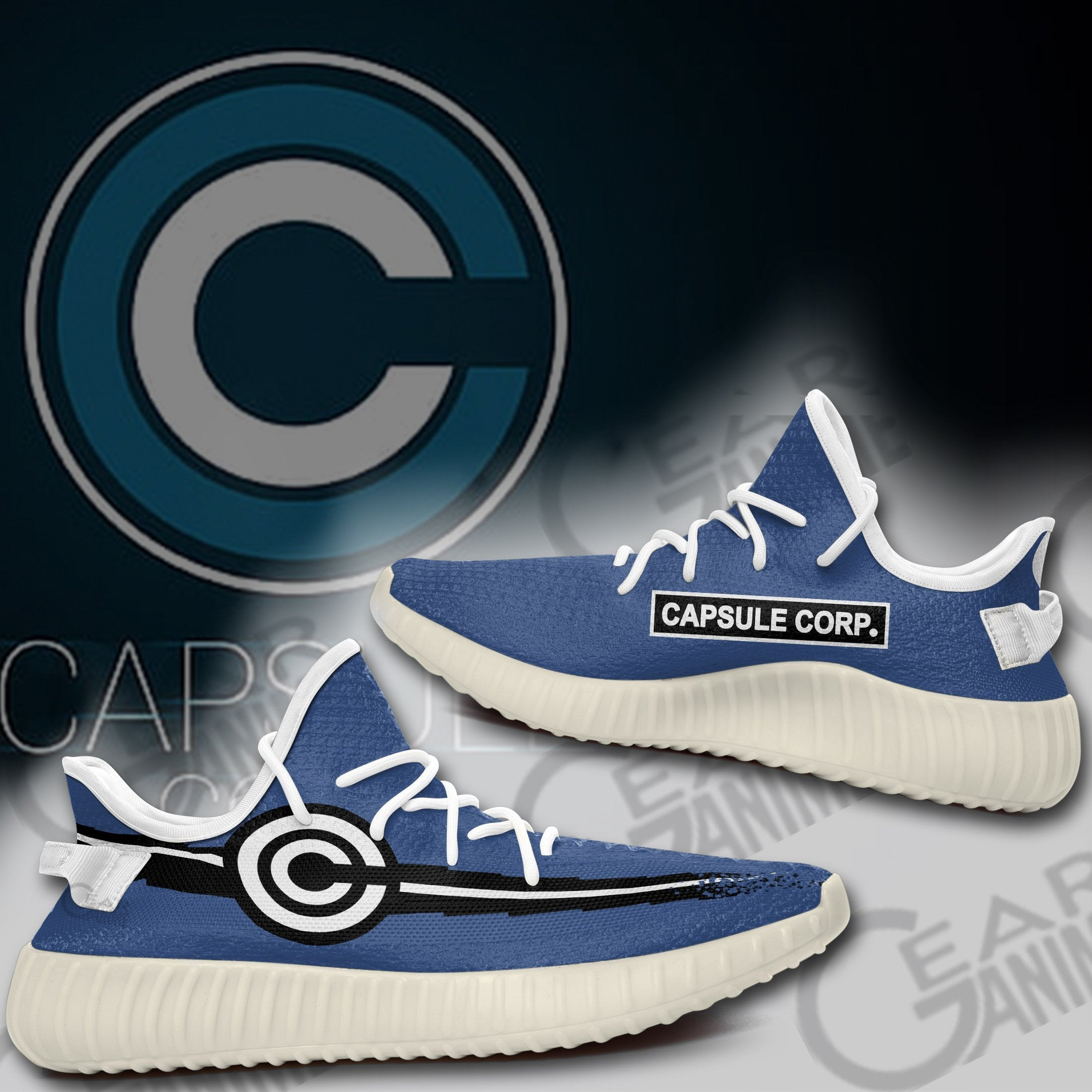 Capsule Corp Shoes Dragon Ball Custom Anime Sneakers TT10