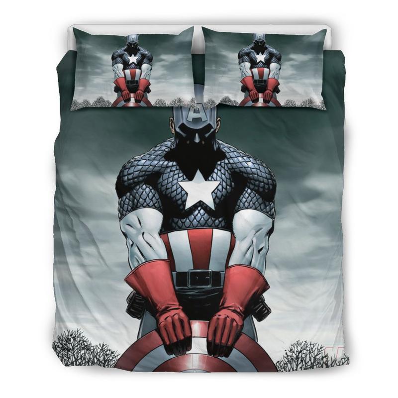 Captain America 3D Customized Duvet Cover Bedding Set
