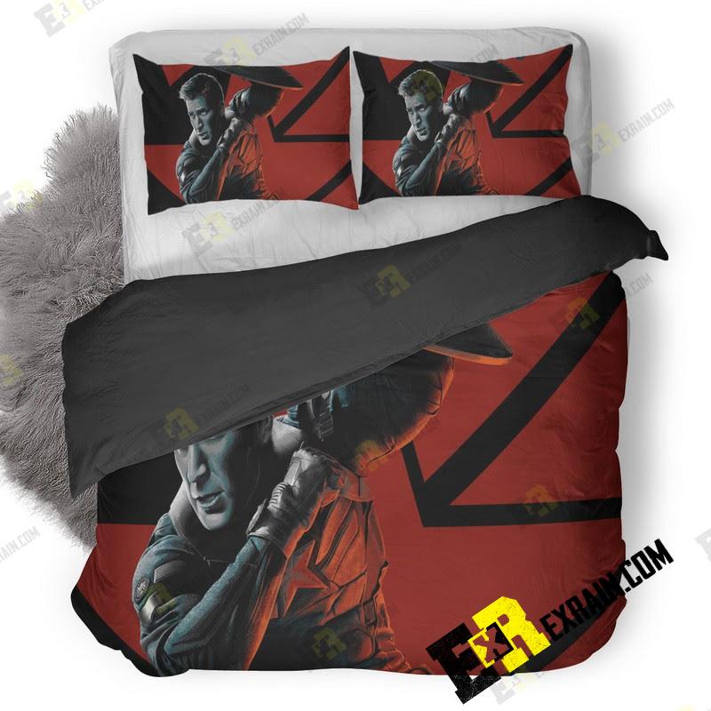 Captain America 5K W8 3D Customized Duvet Cover Bedding Set