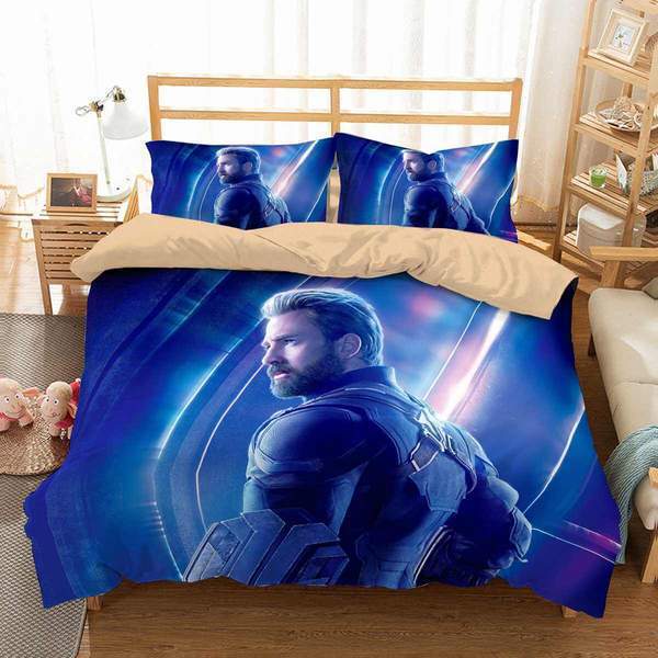 Captain America Avengers Infinity War 3D Customized Duvet Cover Bedding Set