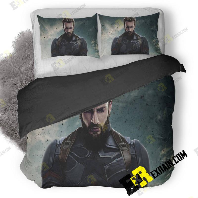 Captain America Avengers Infinity War K6 3D Customized Duvet Cover Bedding Set