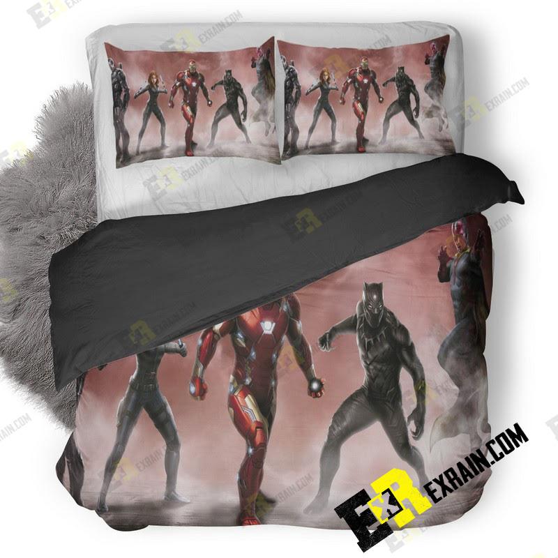 Captain America Civil War Best Art 3D Customized Duvet Cover Bedding Set