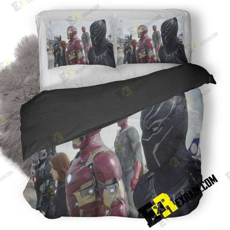 Captain America Civil War Super Heroes 3D Customized Duvet Cover Bedding Set