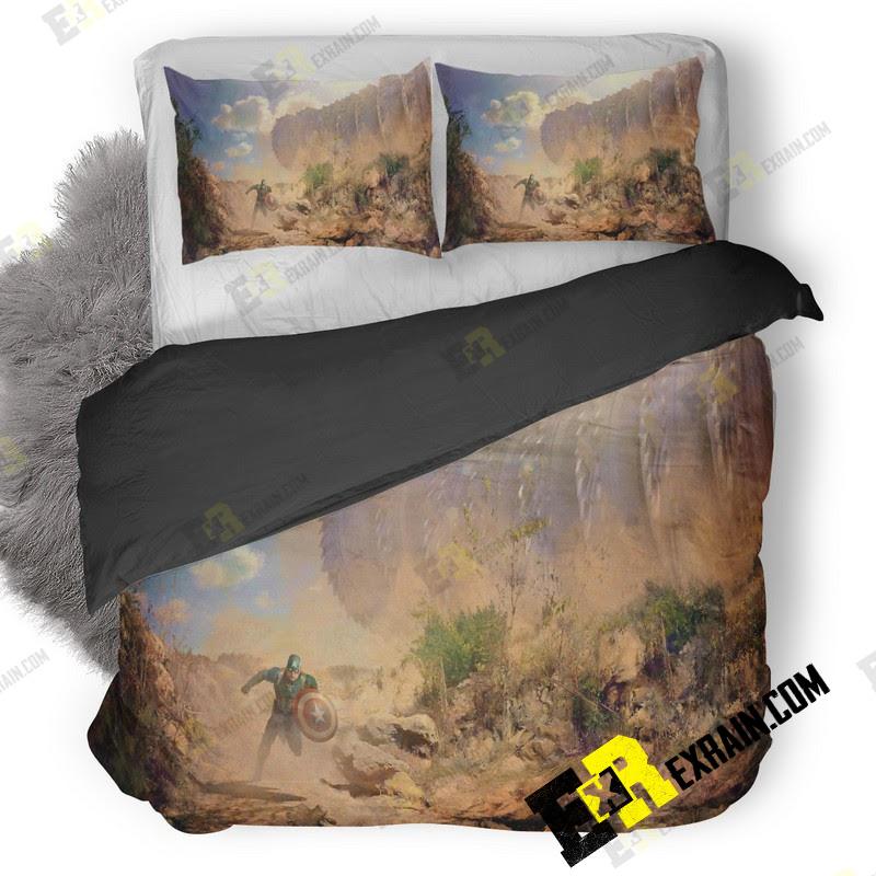 Captain America In Avengers Infinity War Concept Art Fq 3D Customized Duvet Cover Bedding Set