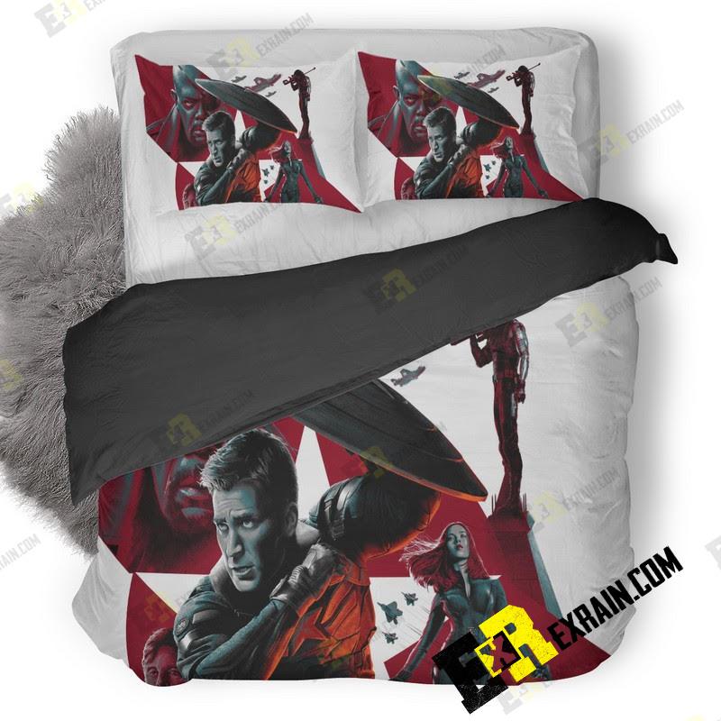 Captain America The Winter Soldier 8K Ck 3D Customized Duvet Cover Bedding Set
