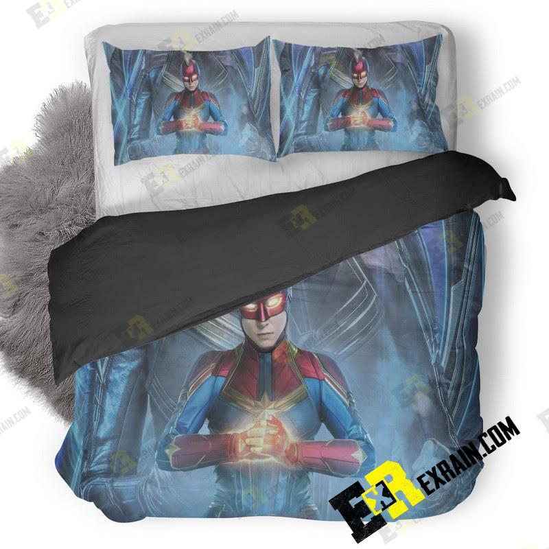 Captain Marvel In Avengers Endgame Da 3D Customized Duvet Cover Bedding Set