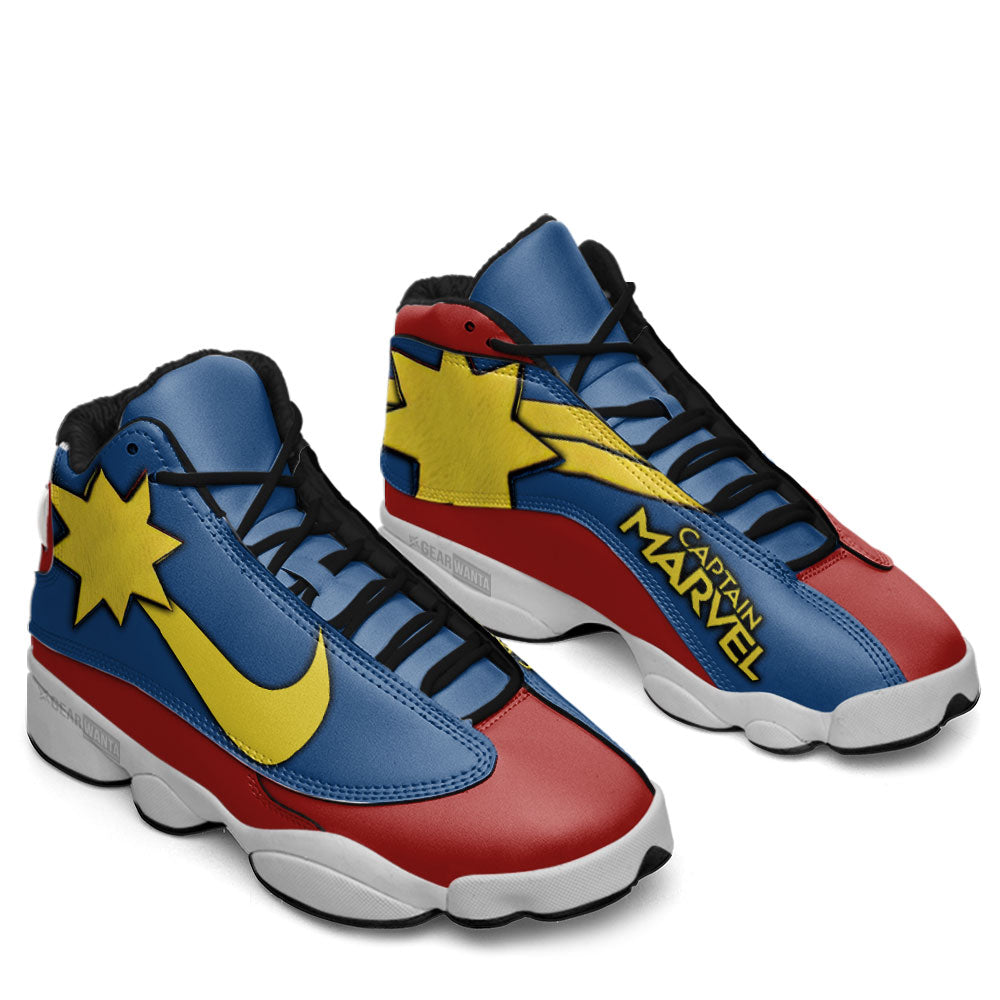 Captain Marvel JD13 Sneakers Super Heroes Custom Shoes