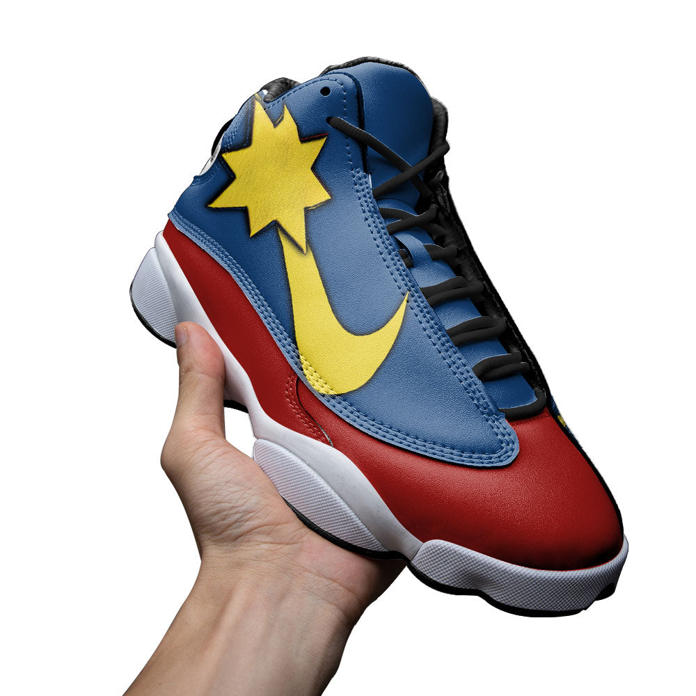 Captain Marvel JD13 Sneakers Super Heroes Custom Shoes