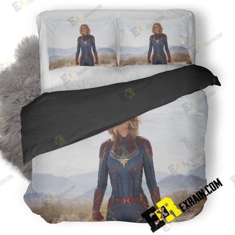 Captain Marvel Movie Carol Danvers Be 3D Customized Duvet Cover Bedding Set