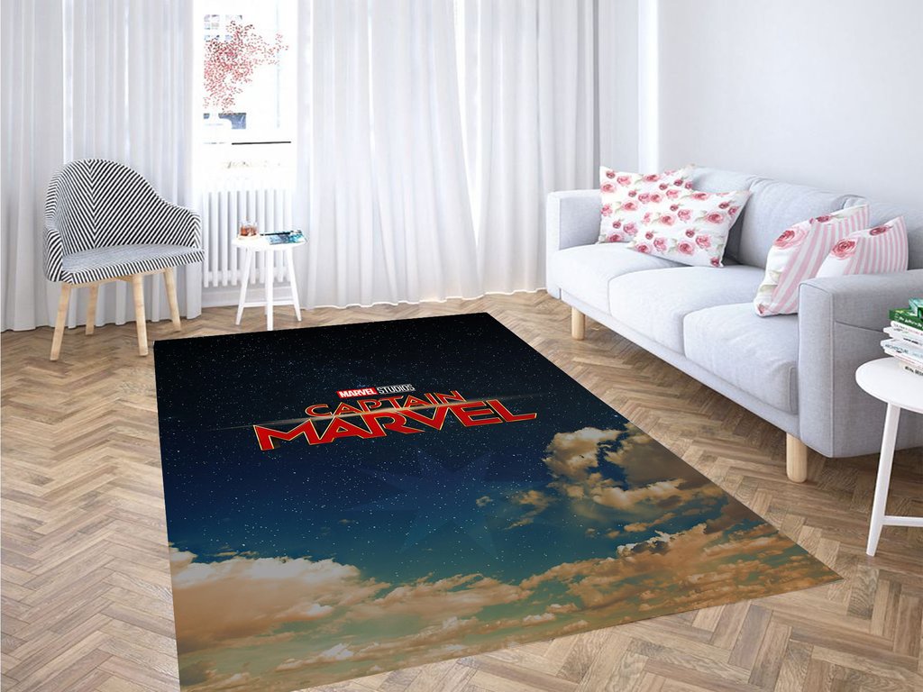 Captain Marvel Studios Living Room Modern Carpet Rectangle Rug