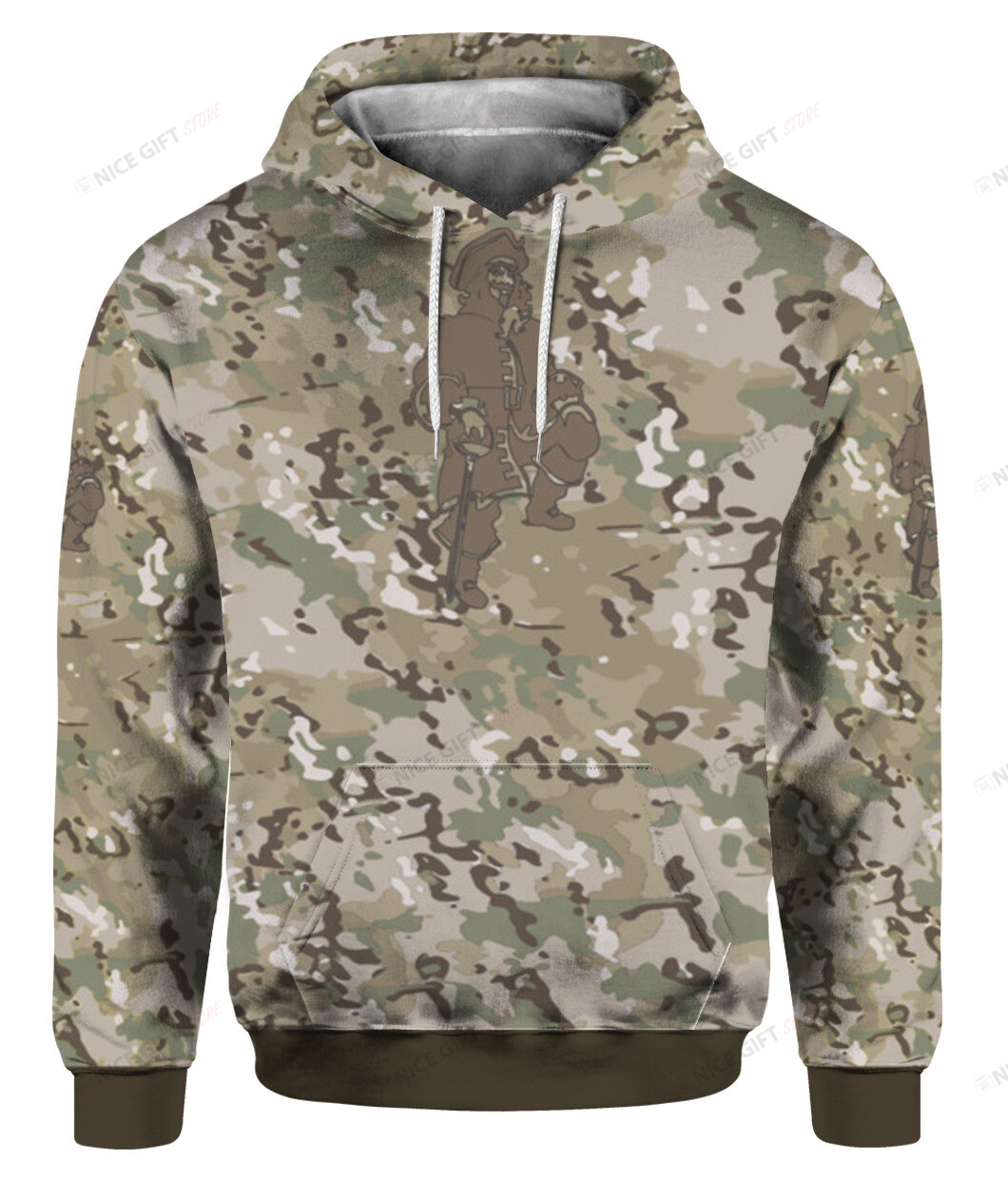 Captain Morgan Camouflage 3D Hoodie Gift For Fans