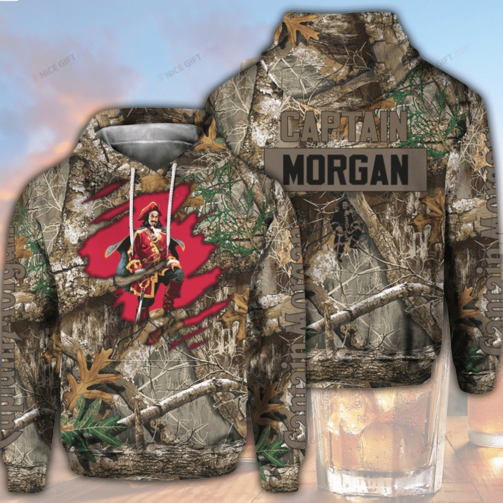 Captain Morgan Hunting 3D Hoodie Gift For Fans