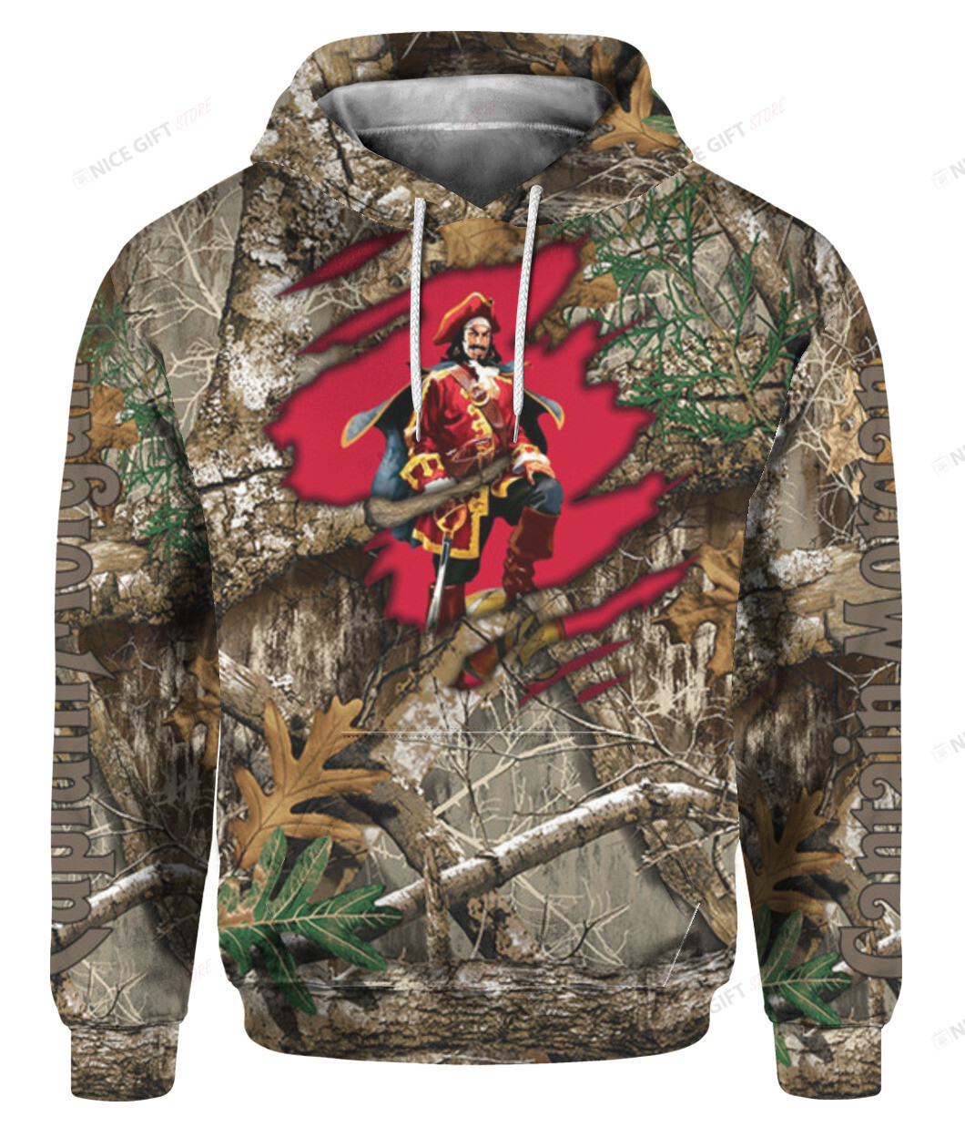 Captain Morgan Hunting 3D Hoodie Gift For Fans