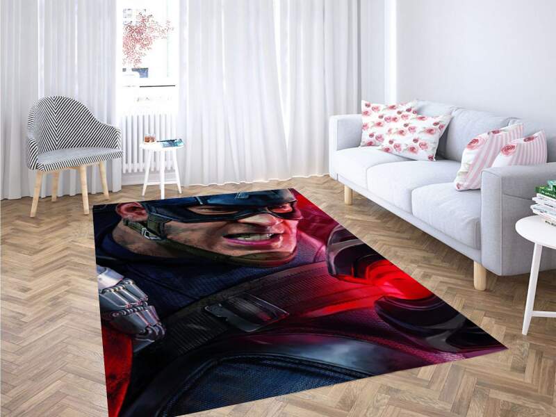 Captain Of America Carpet Rectangle Rug