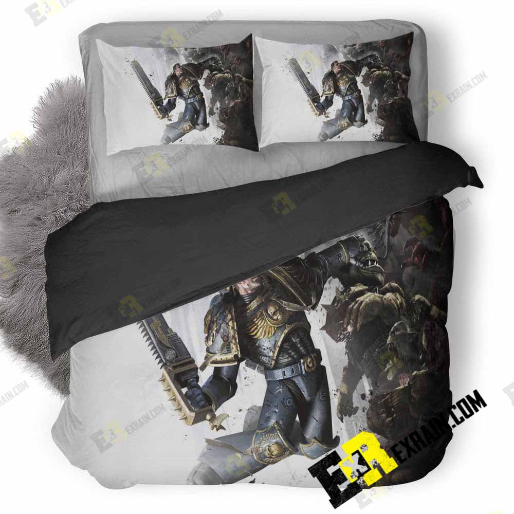 Captain Titus Warhammer 3D Customized Duvet Cover Bedding Set