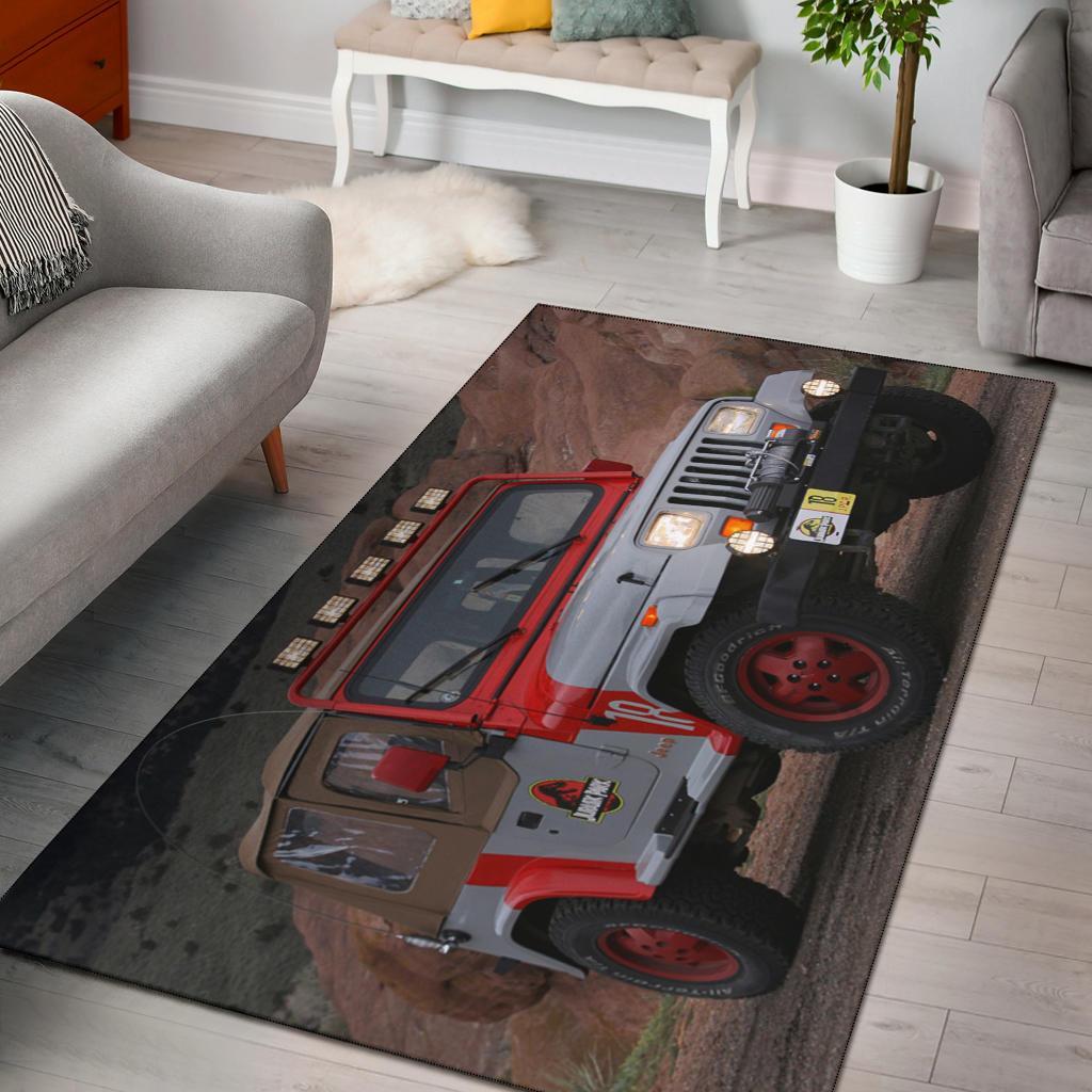 Car Area Rectangle Rug