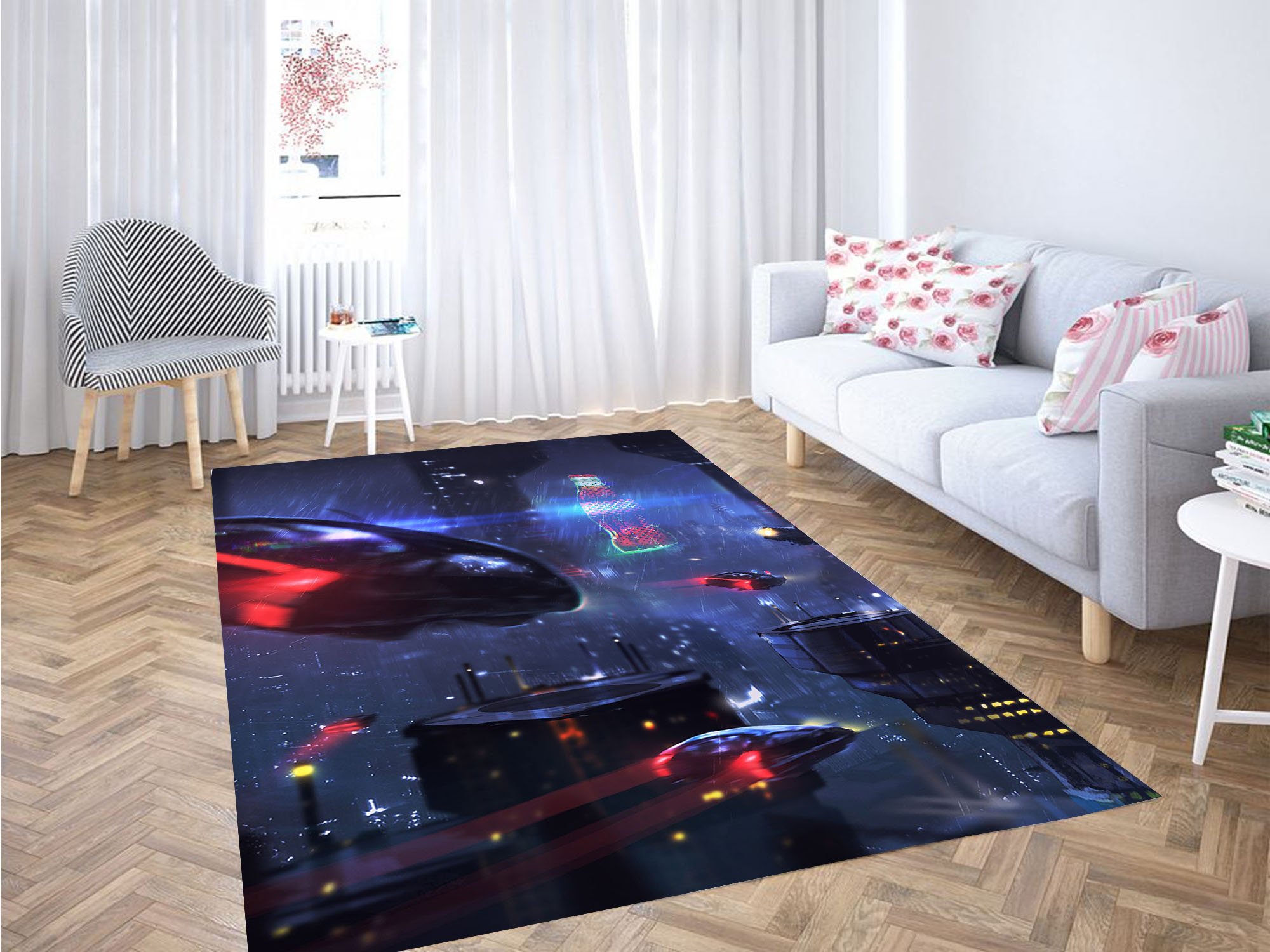 Car Blade Runner Carpet Rectangle Rug