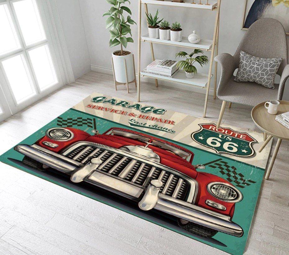 Car Racing Limited Edition Rectangle Rug