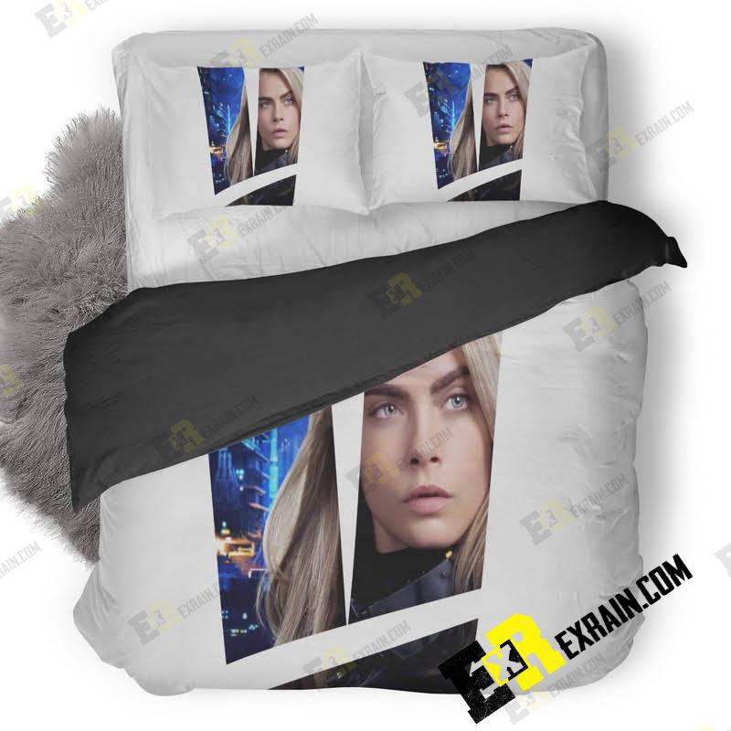 Cara Delevingne As Laureline In Valerian And The City Of A Thousand Planets Ad 3D Customized Duvet Cover Bedding Set