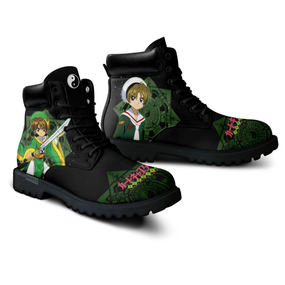 Cardcaptor Sakura Shaoran Li Boots Anime Custom Shoes