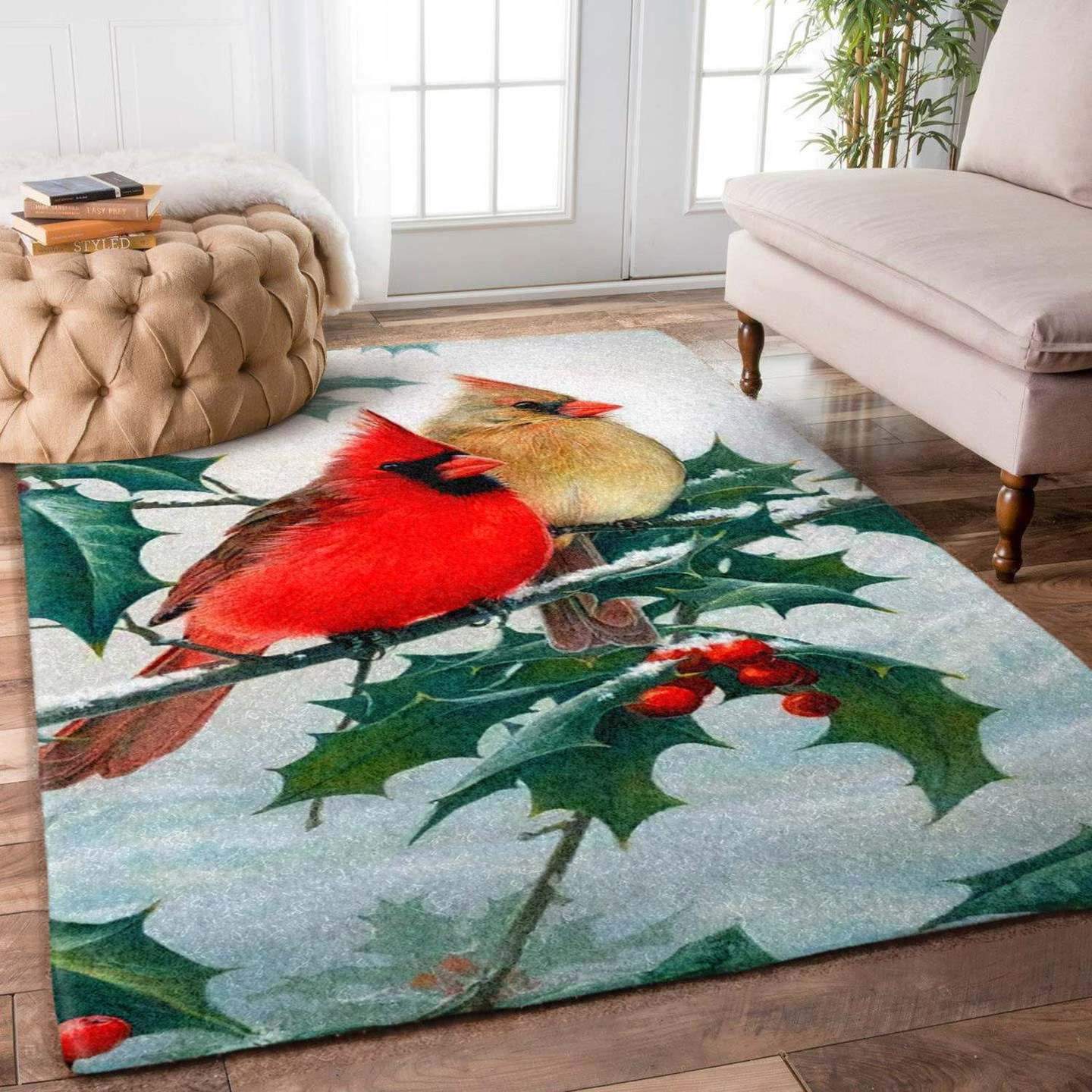 Cardinal Bird Limited Edition Rectangle Rug