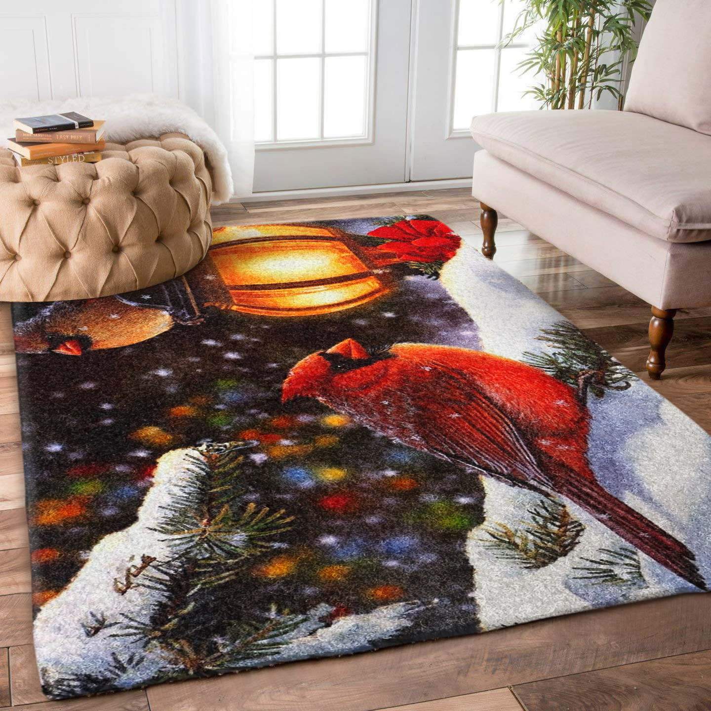Cardinal Christmas Limited Edition Rectangle Rug