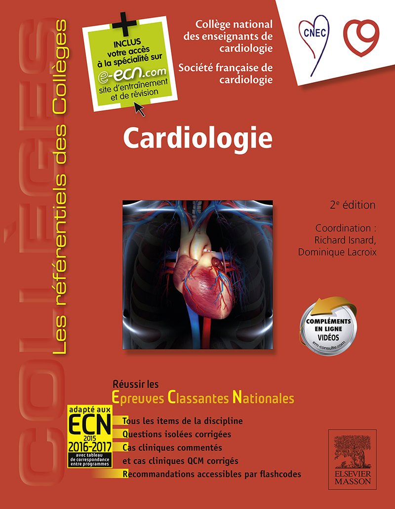 Cardiologie: Réussir les ECNi (les référentiels des collèges) (French Edition) (PDF/EPUB Version)