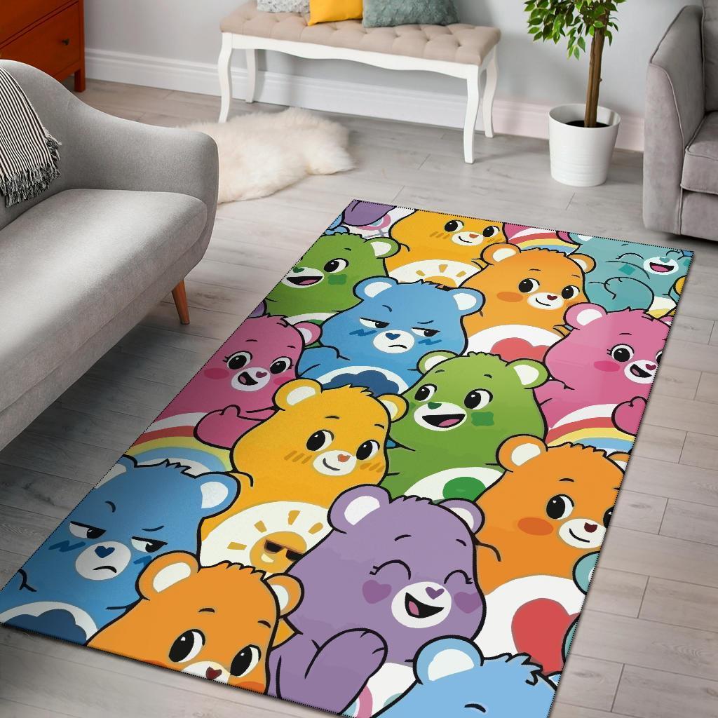 Care Bears Collage Area Rectangle Rug
