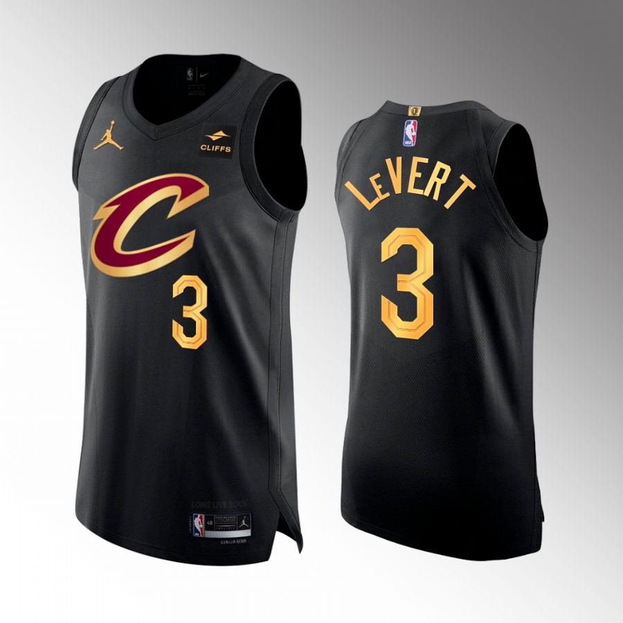Caris LeVert 2022-23 Cavaliers #3 Statement Edition Jersey Black