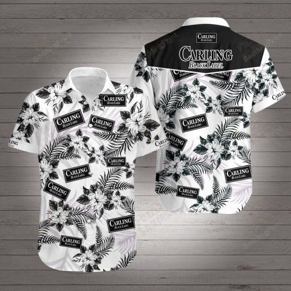Carling Black Label Hawaiian Shirt