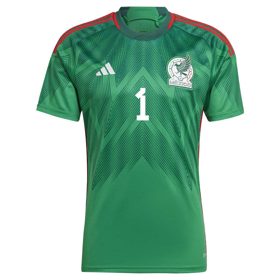 Carlos Acevedo 1 Mexico National Team FIFA World Cup Qatar 2022 Home Men Soccer Jersey With Patch