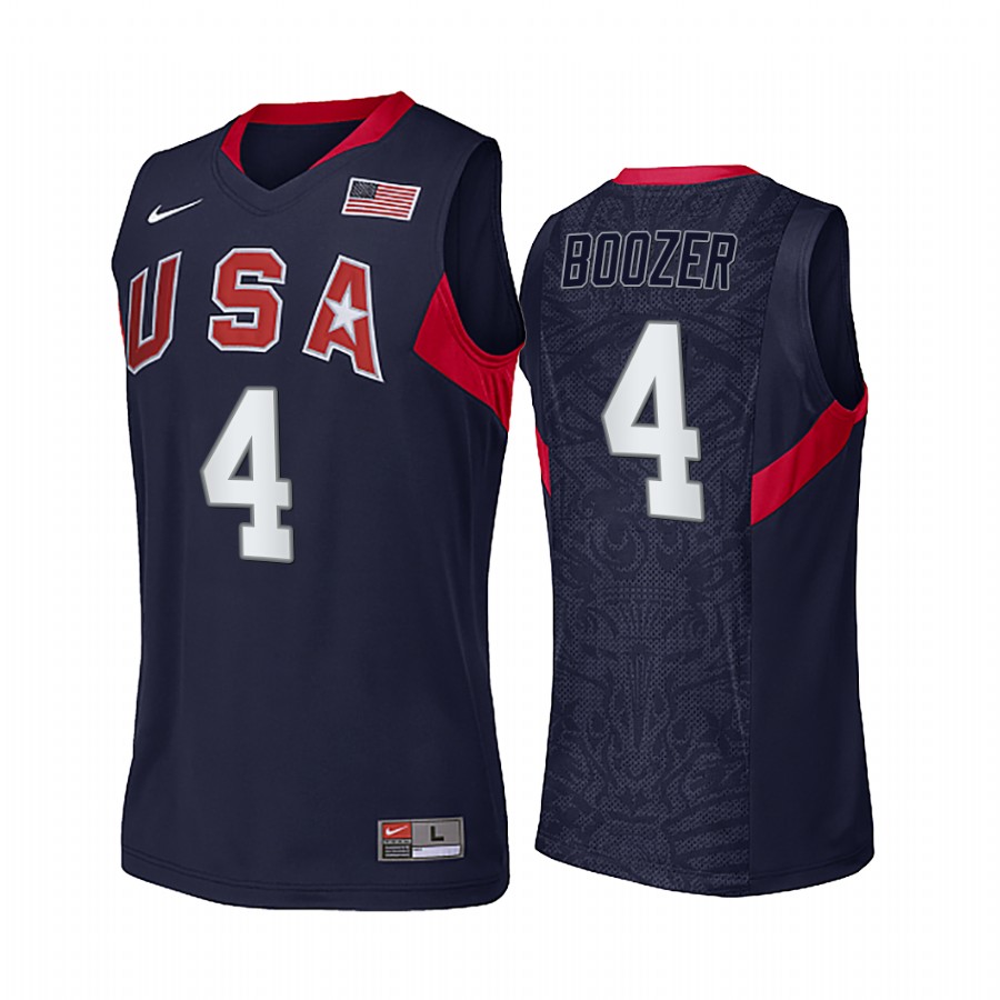 Carlos Boozer USA #4 Navy 2008 Summer Olympics Limited Jersey