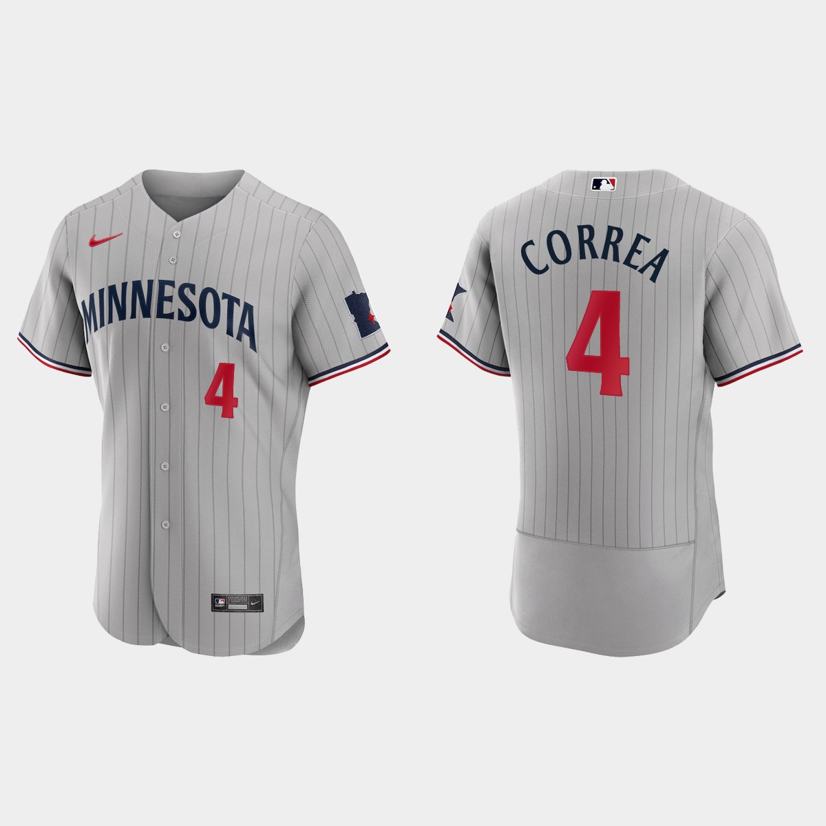 Carlos Correa Minnesota Twins 2023 Jersey - Gray