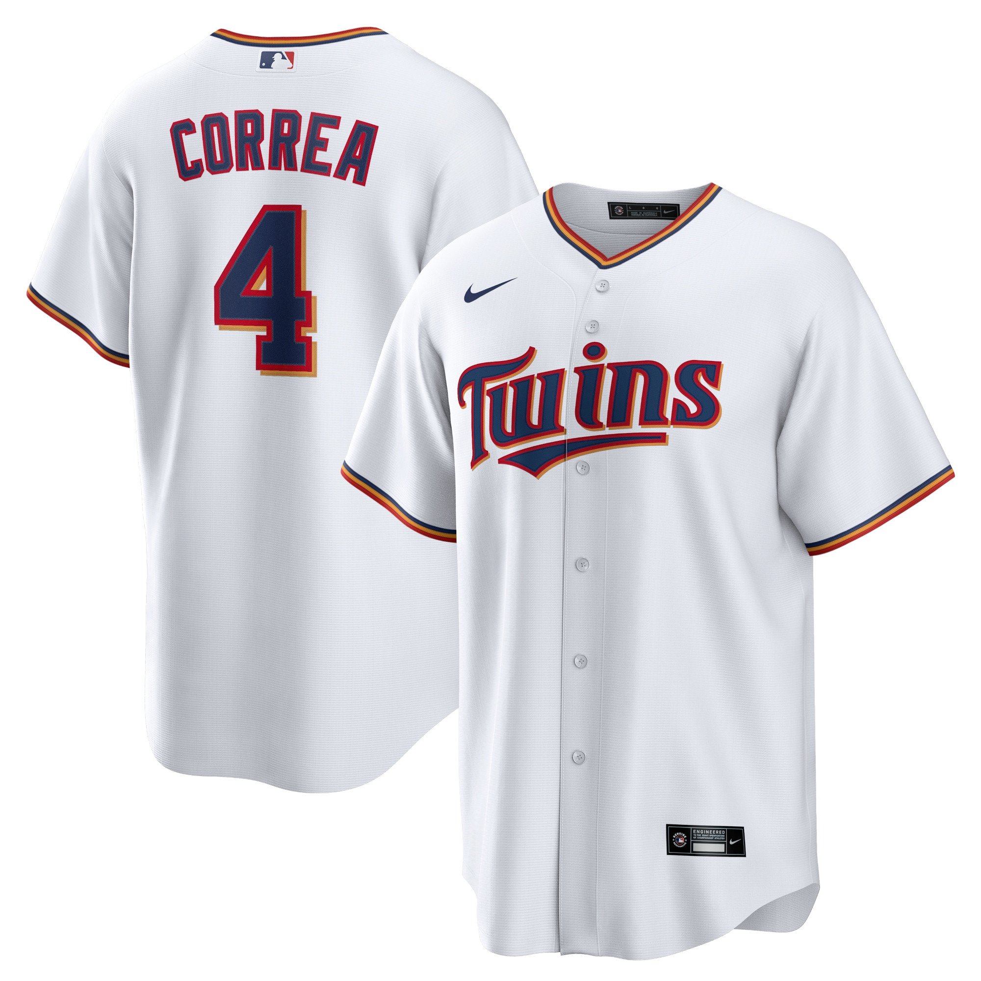 Carlos Correa Minnesota Twins Nike  Player Stitched Jersey – White