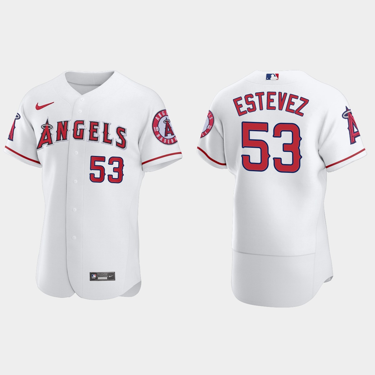 Carlos Estevez Los Angeles Angels Home Jersey – White