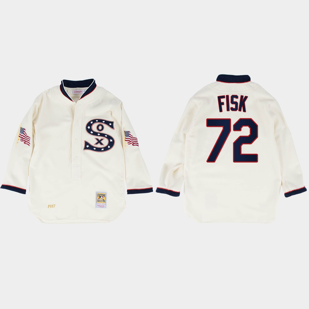 Carlton Fisk Chicago White Sox 1917 Jersey – White