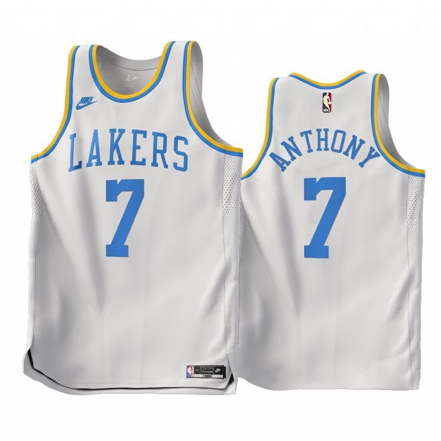 Carmelo Anthony 7 Los Angeles Lakers 2022-23 Classic Edition White Jersey – Men Jersey