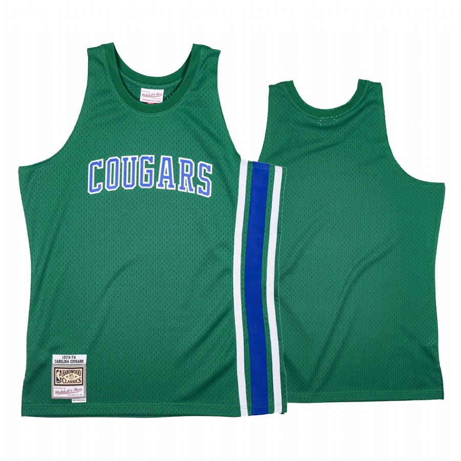 Carolina Cougars ABA Green Hardwood Classics 1973-74 Jersey