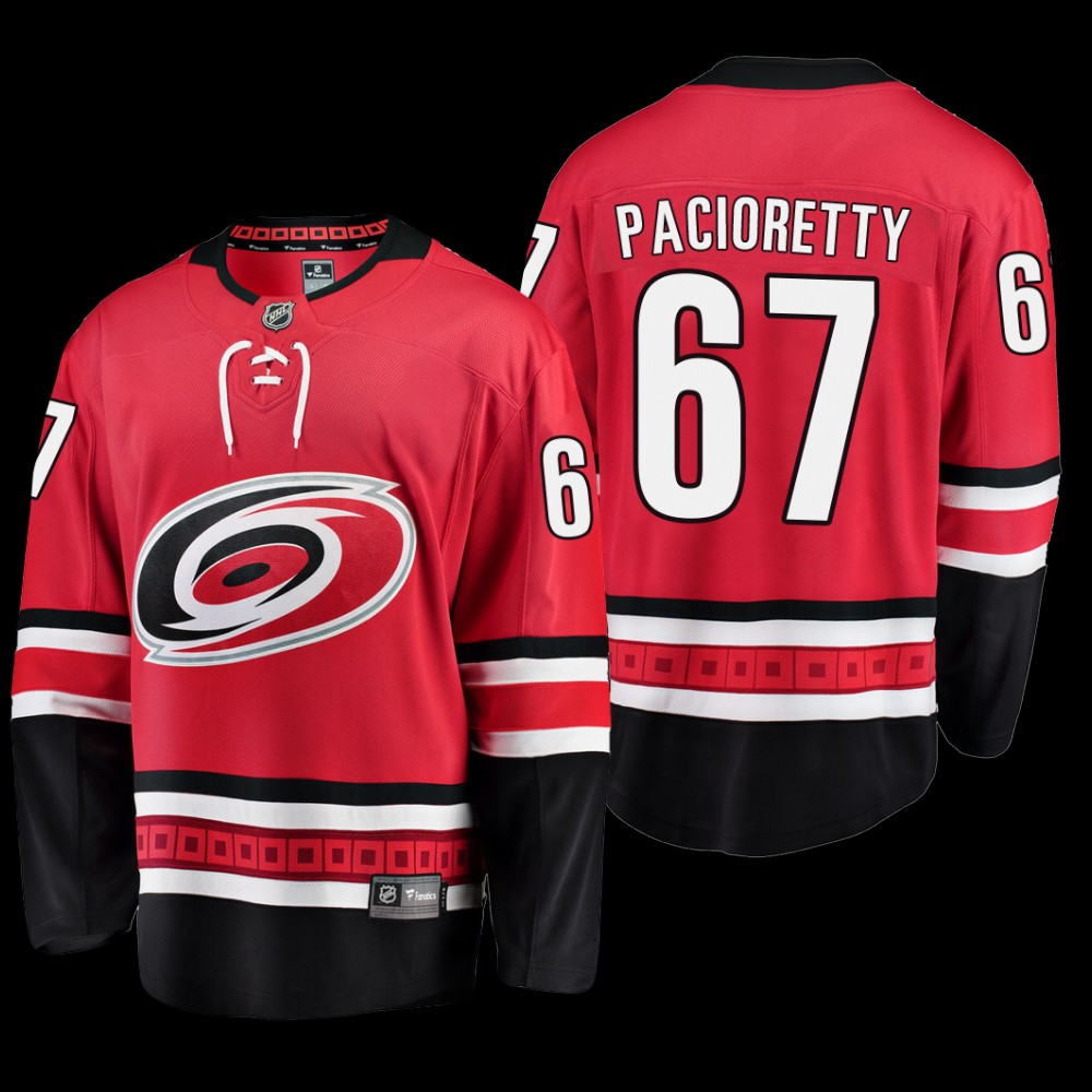 Carolina Hurricanes #67 Max Pacioretty Red 2022 Home Breakaway Player Jersey