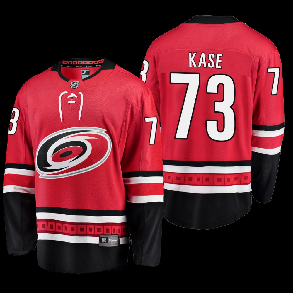 Carolina Hurricanes #73 Ondrej Kase Red 2022 Home Breakaway Player Jersey