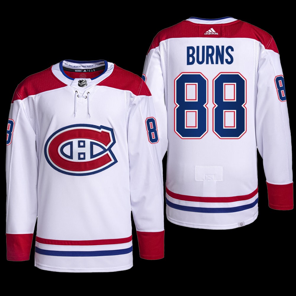 Carolina Hurricanes 2022-23 Pro Away Jersey Brent Burns White #88 PrimeGreen Uniform