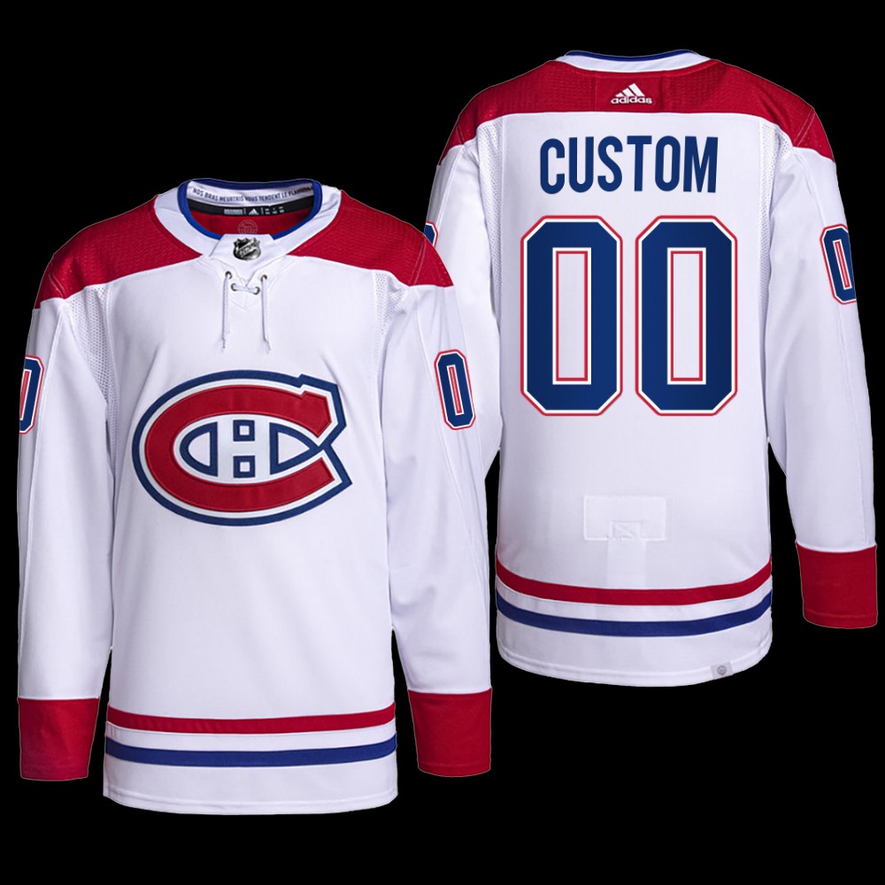 Carolina Hurricanes 2022-23 Pro Away Jersey Custom White #00 PrimeGreen Uniform