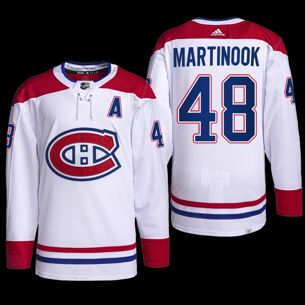 Carolina Hurricanes 2022-23 Pro Away Jersey Jordan Martinook White #48 PrimeGreen Uniform