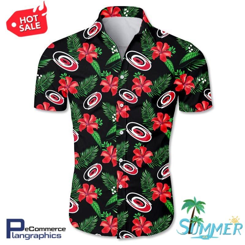 Carolina Hurricanes Hawaiian Aloha Shirt Hawaiian Beach Shirt