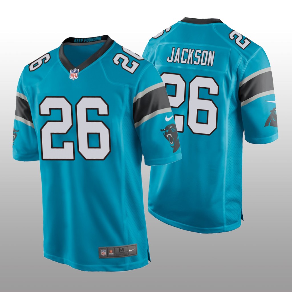 Carolina Panthers #26 Blue Men's Donte Jackson Game Jersey
