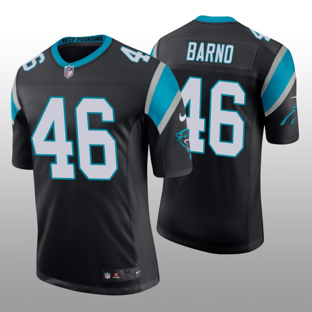 Carolina Panthers Amare Barno Black Jersey Vapor Limited - Men's