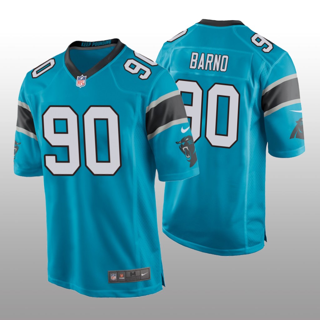 Carolina Panthers Amare Barno Blue Jersey Game - Men's