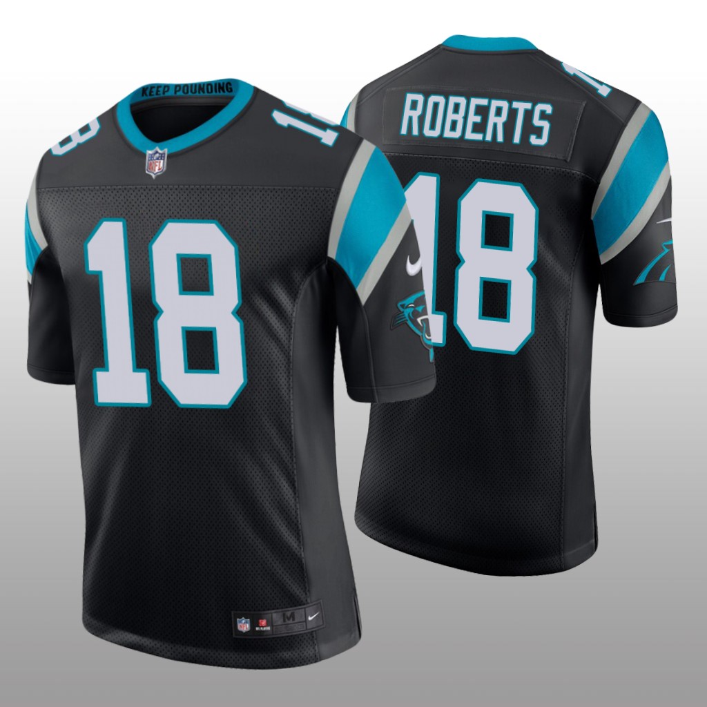 Carolina Panthers Andre Roberts Black Jersey Vapor Limited Vapor Limited - Men's