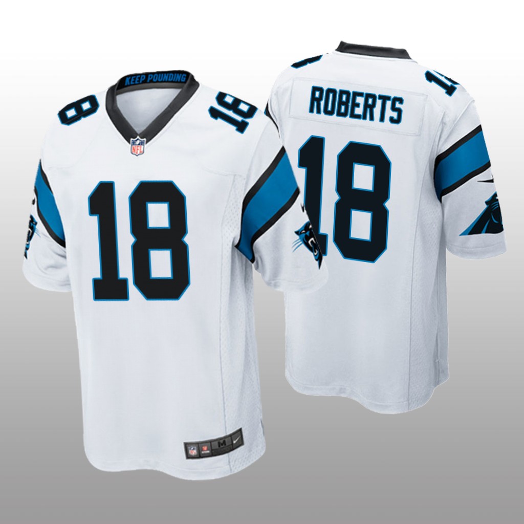 Carolina Panthers Andre Roberts White Jersey Game - Men's