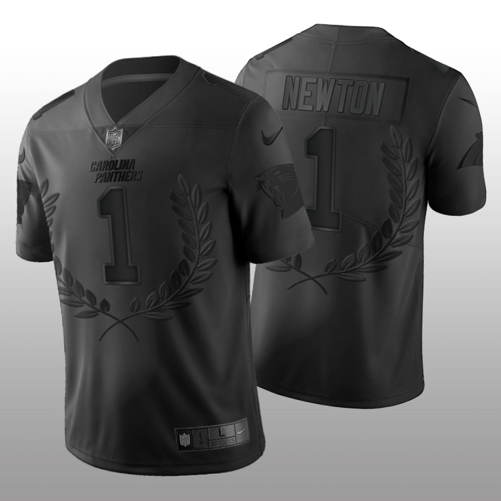Carolina Panthers Cam Newton Black Limited Jersey NFL MVP Men's